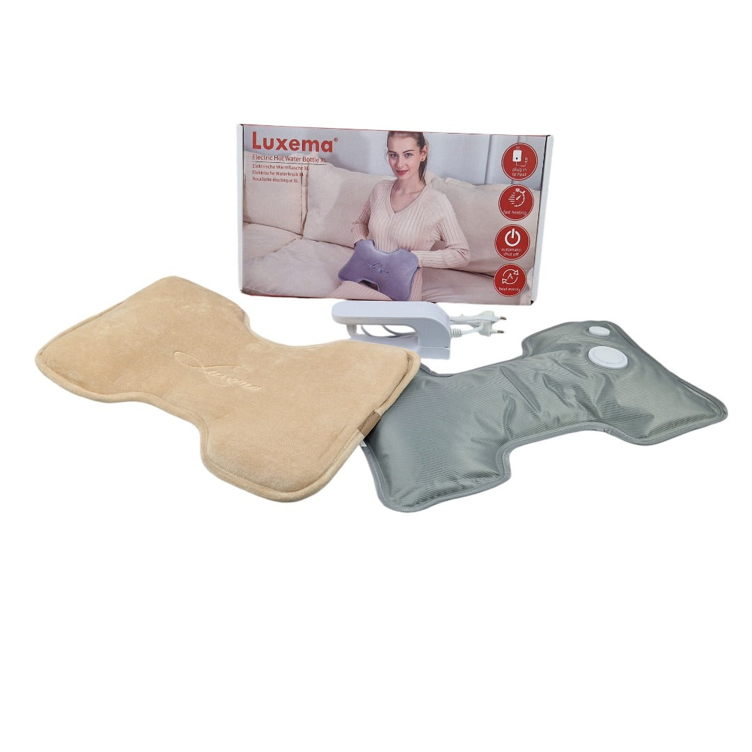 Electric Hot Water Bottle XL Beige - Luxema